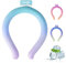 NEWGO Neck Cooling Tube, Nackenkühlschlauch, Wiederwendbar Nackenkühler Kühlring für den Nacken, Nackenkühler für Gegen Hitze im Sommer für Outdoor-Arbeiter, Sport, Einfrieren bei 18 °C (Blauviolett)