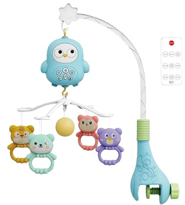 Baby Mobile Für Kinderbett - Babybett Mobile Mit Musikbox | Kinderbett Stubenwagen Mädchen Schlafzimmer Spielzeug Für Mädchen Wohnzimmer