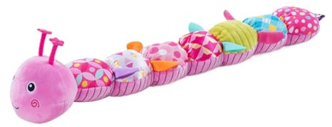 Qizeroty Raupe Kuscheltier Für Babys, Raupen Beißring Rassel, Babys Aktivität Spielzeug, Kinderwagenkette Mobile Raupe, Sensorisches Spielzeug Für Neugeborene, Motorikspielzeug Zum Greifen