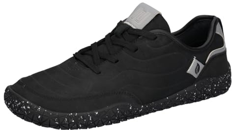 Waldläufer Herren Low Sneaker Barfuß H-Boris 945002-100 Schwarz