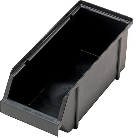 raaco 113021 ESD Lagersichtbox (B x H x T) 125 x 126 x 300 mm Schwarz 1 St.
