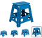 ARREGUI TB-039-A Kleiner Klapphocker | Falthocker für Kinder und Erwachsene | Tragbarer und Faltbarer Klapphocker | 150 Kg Belastbarkeit | Hocker für Küche, Bad, Camping, Garten | 39 cm hoch | Blau