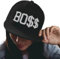 Baseball Mütze Cap Caps schwarz Snapback with Adjustable Strap BOSS LA (Boos)