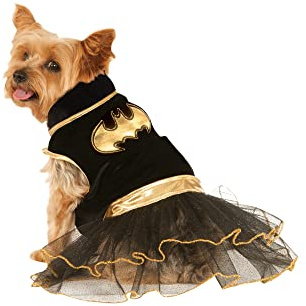 DC Comics Superheroes: Batgirl Pet Costume for Dogs or Cats by Rubies, XS