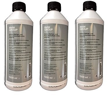 Original BMW Kühlerfrostschutz blau/grün - 3x 1,5 Liter Flasche
