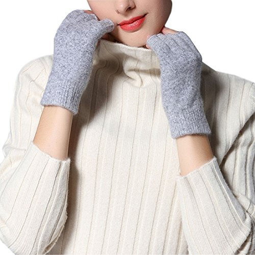 Lerben Damen Handschuhe Gr. Einheitsgröße, hellgrau