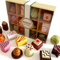 bee SMART Tea Party Schokoladen aus Holz | Kinderspielset Essen mit Aufbewahrungsbox aus Pappe | Rollenspiel- & Fantasiespiel-Küchenset zubehoer für Kinder | Geburtstagsgeschenke für Kleinkinder