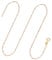 EDELIND Goldkette Damen 750 Echtgold - Singapurkette 1 mm Gelbgold 42cm - 18k Halskette mit Geschenkbox