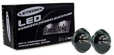 LETRONIX SMD LED Kennzeichenbeleuchtung Module geeignet für F150 F-150 2004-2014 / Ranger 2004-2007 / Explorer 2005-2010 mit E-Prüfzeichen