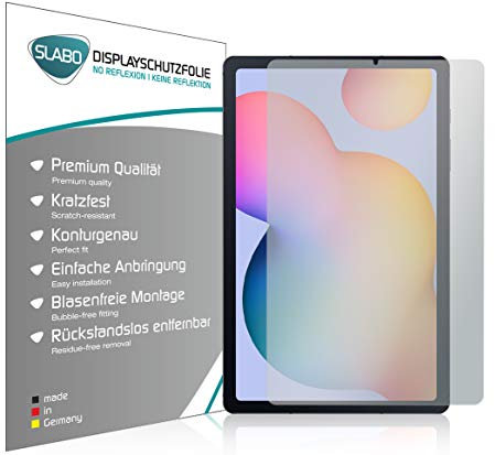 Slabo 2 x Displayschutzfolie für Samsung Galaxy Tab S6 Lite Displayschutz Schutzfolie Folie No Reflexion | Keine Reflektion MATT