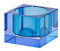 Gift Company Teelichthalter Sari XS, Windlicht, Dekolicht, Kristallglas, Blau, 3.7 cm, 1096902009