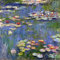 DTAUPREB Peinture par numéros Kits pour adultes Claude Monet Nénuphars Kits de peinture à l'huile de bricolage Nymphéas Peinture par numéro Dessin sur toile Art Décoration d'intérieur Cadeaux