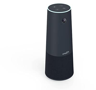 Uniarch Conferencing Camera with Build-in Microphone&Speaker, 2K Conferencing Webcam with Noise-Cancellation, All-in-One, 115° Wide-Angle Quad HD Webcam, USB Plug&Play, Speakerphone Meeting System
