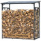 QUICK STAR Metall Kaminholzregal Anthrazit XXL 185 x 70 x 185 cm Promotion Garten Kaminholzunterstand 2,3 m³ Kaminholzlager Stapelhilfe Aussen