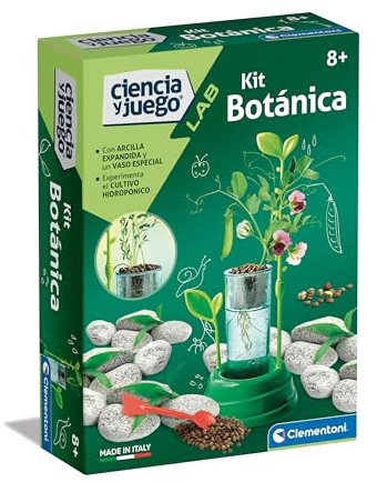 Clementoni Botanik und Hydrokultur 55549 Wissenschaftliches und pädagogisches Spiel, um die Geheimnisse der Botanik und Hydrokultur auf lustige und unterhaltsame Weise zu Lernen, ab 8 Jahren