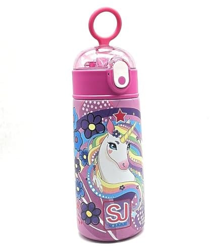 TheCartoonWorld BORRACCIA Seven in acciaio inox 304, SJ GANG Animali - 460 ml (Gattino)