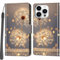 Salanheo Wallet Case for iPhone 14 Pro, with Card Slots Magnetic Closure Leather Flip Phone Case Compatible for iPhone 14 Pro