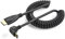 Komost 6.6Ft V2.0 Ultra HD 4K 60Hz, 1080p, 3D Mini HDMI to HDMI Coiled Cable for Projector, Monitor, Camcorder - Flexible, Space-Saving, Male-to-Male, Black