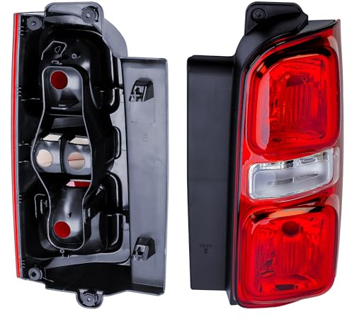 LONGLING Driver Right Side O/S Tail Light Rear Lamp for Citroen Dispatch Peugeot Expert Vauxhall Vivaro Fiat Scudo Toyota ProAce 2019 to 2024