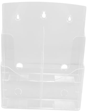 Tofficu Papieraktenständer Aus Acryl Für Dokumente Broschürenhalter Schreibtisch-aktenhalter Zeitschriftenständer Für Bürogebrauch Aktenständer Mit Klaren Gliederungen Für Post