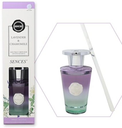Boutique Reed Diffuser 300ml Scented Wick Fragrance Lavender & Chamomile Aroma