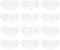 Gosknor 12pcs Steam Mop Pads For Handheld Steam Cleaner, Steam Cleaner Microfiber Cloths Cover Steam Cleaner Pads Replacement for Bissell Steam Shot, Dupray, Comforday