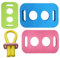 Pool Noodle Connector, 3x Floating Noodle Connectors, Durable Holed Design, Water Sports Training Aid, Swim Support for Kids and Beginners, 10.43x5.91x1.06 Inches