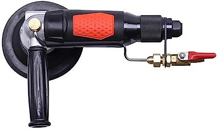 Mini bandschleifer Pneumatische Wassermühle mit Wassereinspritzung, professionelle 5-Zoll-Luft-Nassschleif-/Poliermaschine for Polieren von Steinen