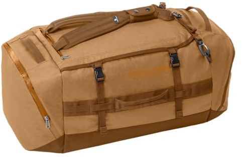 Eagle Creek Cargo Hauler Reisetasche 90L I Extrem robust & wasserabweisend I Duffel mit Rucksack-Tragefunktion für Reisen & Outdoor I 90L Volumen I Iron Orange