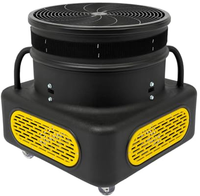 JAYEUW Soffiatore d'aria Puppet Ballerin Blower 750 W per ballerina di bambole alta 5 – 7 m 2800 RPM ventilatore elettrico con 4 ruote per eventi e presentazioni di negozi, compleanni, feste (nero)