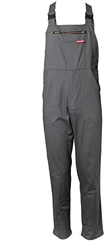 Planam 0193029 Herren BW 290 Latzhose, grau, Größe 29