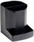 Exacompta 675014D Premium Stiftehalter Mini-Octo Ecoblack aus Recycling-Kunststoff für mehr Ordnung auf dem Schreibtisch Blauer Engel Stifteköcher Stiftebox Aufbewahrungsbox Organizer schwarz