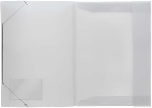 FolderSys 10 x Eckspanner-Mappe A3 PP transparent