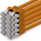 1,0 m - orange - 10 pièces câble réseau CAT.7 câble patch SFTP PIMF LSZH câble Gigabit Lan 10Gb s câble brut cat7 avec connecteur RJ45 Cat6a compatible avec CAT5 CAT6 cat7 cat8