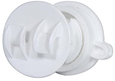 10x Gallagher Schraubisolator Ø 6-16 mm weiß