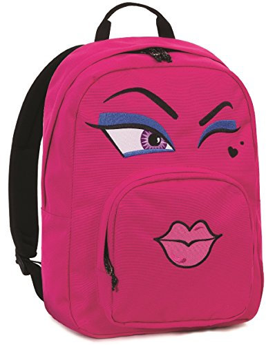 ZAINO INVICTA - OLLIE PACK FACE - Rosa Occhiolino - tasca porta pc padded - americano 25 LT