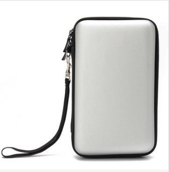 C-FUNN Eva Hard Schutzhülle Tasche Cover Griff Tasche Für Nintendo New 2Ds Ll/XL - Silber