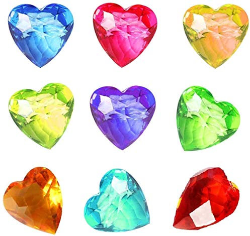 IVLWE [10 Stück Große Größe Kinder Edelsteine Schmuck Playset Piraten Schatz Suche Spielzeug Ostereier Füllstoffe, Goodie Bag Füllstoffe, Party zugunsten Geburtstag/Weihnachten/Ostern Preise