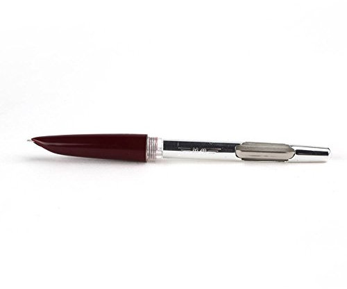 Tutoy Hero 329 Silver Clip 0.38 Mm Iridium Nib Estilográfica Bolígrafos De Acero - Vino Tinto