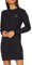 Armani Exchange Damen French Terry Relaxed Casual Dress, Black, L