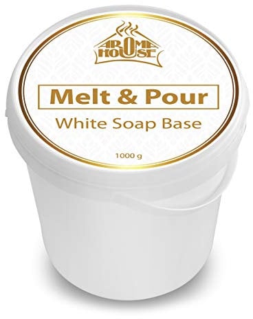 Glycerin Seifenbasis Weiß Crystal WST 1000g / 1kg - Seifenbasis für Seifenherstellung - Melt & Pour Seifenbasis - Rohseife für Kreativ - Handgemachte Seife - Naturseifen - Seifen Gießen - Hobby