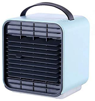ZCX Carga por USB mini enfriador de aire vaporizador de iones negativos humidificación ventilador de refrigeración de escritorio control de velocidad de silencio ventilador de aire acondicionado Aires
