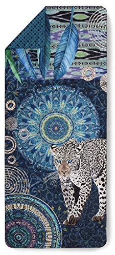 HIP Microfaser Strandhandtücher 2 Größen 75 x 180 cm IMENA dunkelblau