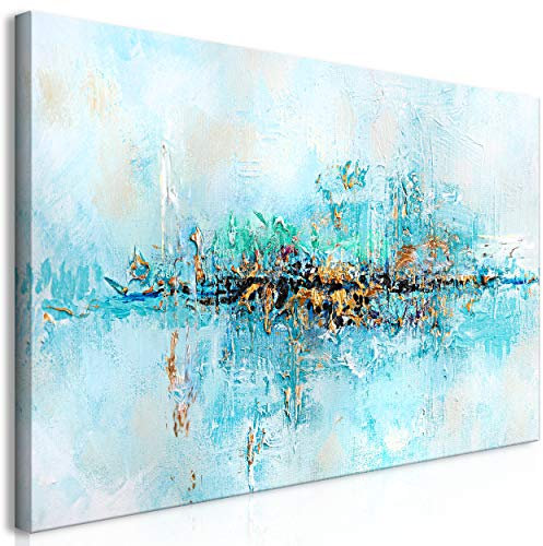 decomonkey Bilder Abstrakt 140x70 cm 1 Teilig Leinwandbilder Bild auf Leinwand Vlies Wandbild Kunstdruck Wanddeko Wand Wohnzimmer Wanddekoration Deko Kunst Modern