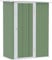 Outsunny Casetta da Giardino Porta Utensili in Lamiera di Acciaio, Capanno da Giardino in Acciaio con Porte, 142x84x189cm, Verde