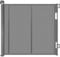 Retractable Baby Gate, Upgraded Pet Gate with Fiberglass, Extends to 140 cm Wide, 84 cm Tall, Mesh Dog Gate for Stairs, Indoors, Outdoors and Hallways, Grey