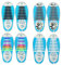 4 Paare Schnürsenkel Ohne Binden, Silikon Schnürsenkel, elastische Schnürsenkel für Kinder und Erwachsene, Elastic Shoelaces for Trainers, Wasserdichte, geeignet für Sportschuhe, Segeltuchschuhe
