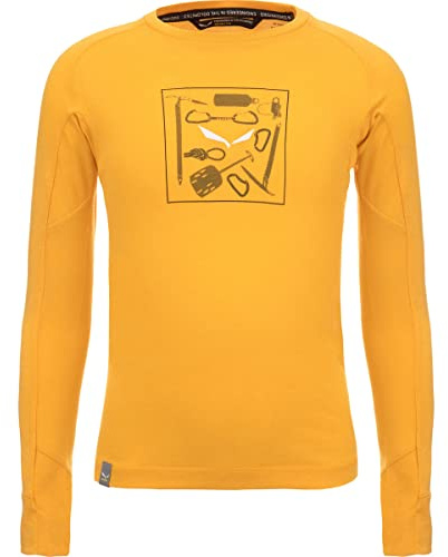 Salewa Unisex Baby Pure Graphic Dry K L/S Tee Langarmshirt