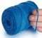 MeriWoolArt® Makramee Garn 2 mm x 250 m Baumwollkordel, recyceltes weiches Baumwollgarn für das Stricken von Pflanzenhängern, Schmuckherstellung, Häkeltaschen (Blau, 2mm)