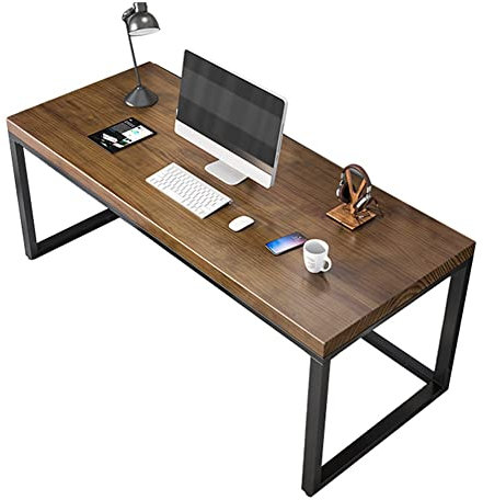 Computertisch Computertisch aus massivem Holz for das Heimbüro, for Lesen und Schreiben, Schreibtisch, Spieltisch, multifunktionaler Langer Schreibtisch aus natürlicher Kiefer (Size : 140x70x75cm)